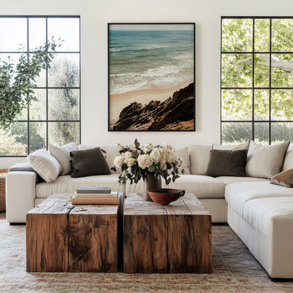 Ocean Cliff Photography, Montauk Print, Shadmoor State Park , Coastal Wall Art, Hamptons Beach Decor, Framed or Unframed