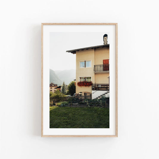 Ortisei Italy Wall Art, Urtijë Print, Dolomites Photography, Italian Village Decor, European Travel Photography