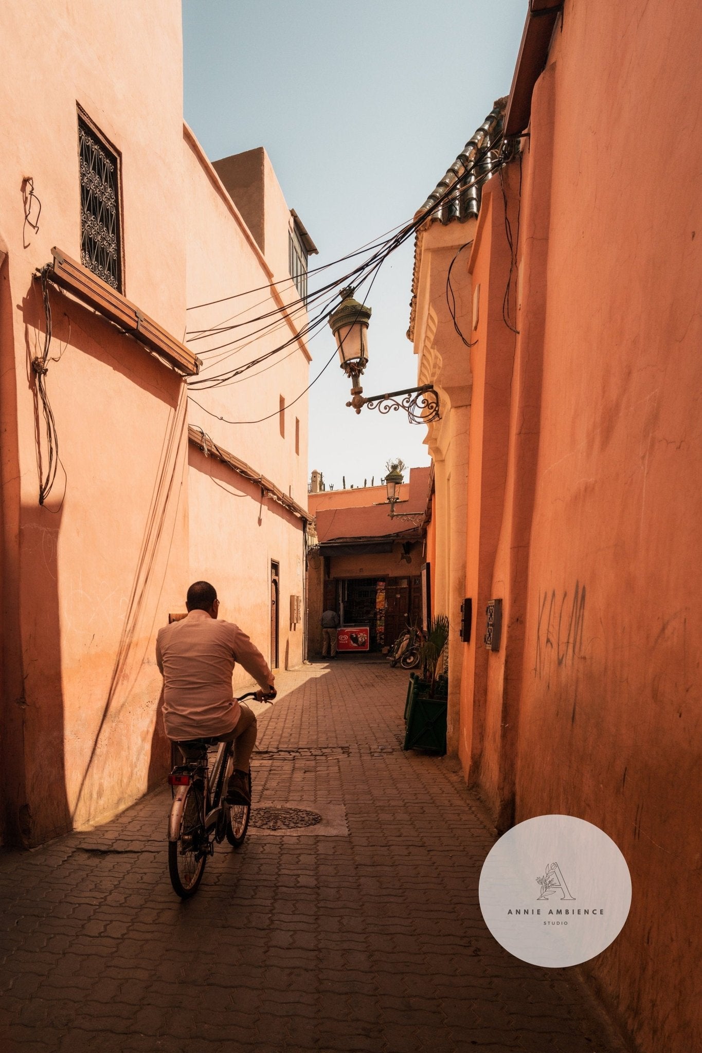 Marrakesh Biker Morocco - Annie Ambience