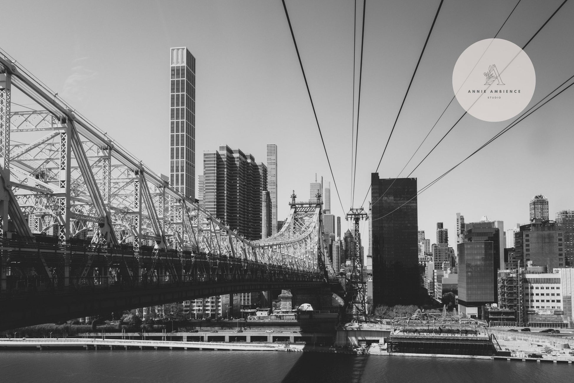 Queensboro Bridge Black and White Black & White - Annie Ambience