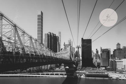 Queensboro Bridge Black and White Black & White - Annie Ambience