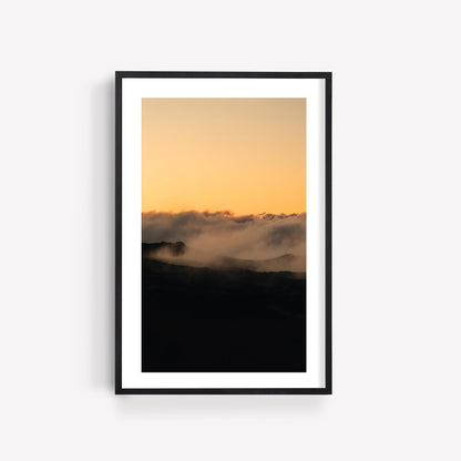 Close Up Cloud Sunset in Tenerife Spain, Mount Teide Canary Islands Abstract Photography, Framed Calm Fine Art Photography Home Decor