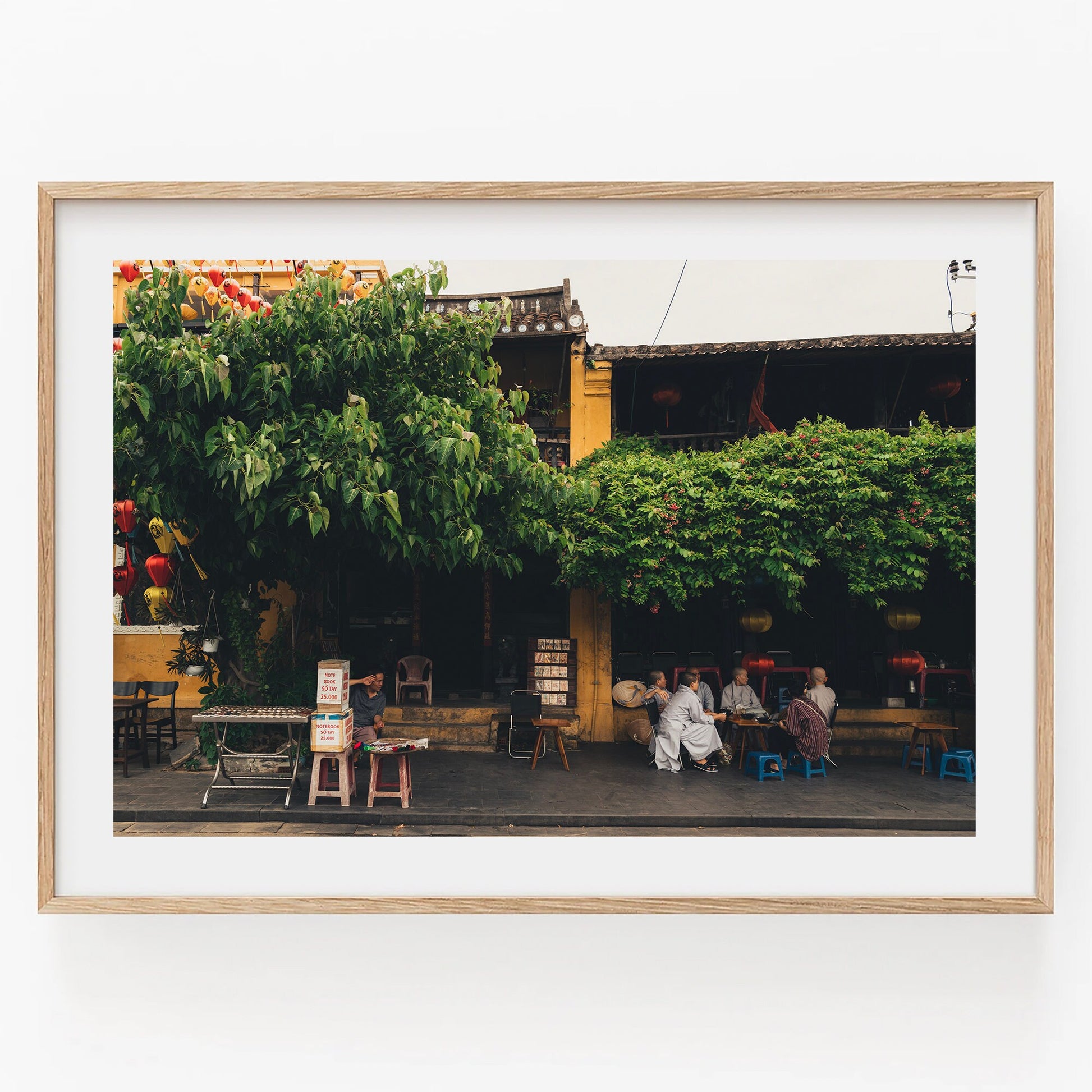 Monk Street Photography Hoi An Vietnam Print Asia Wallart Lifestyle Fineart Photography Large Museum-quality Travel Photo Streets of Hoi An