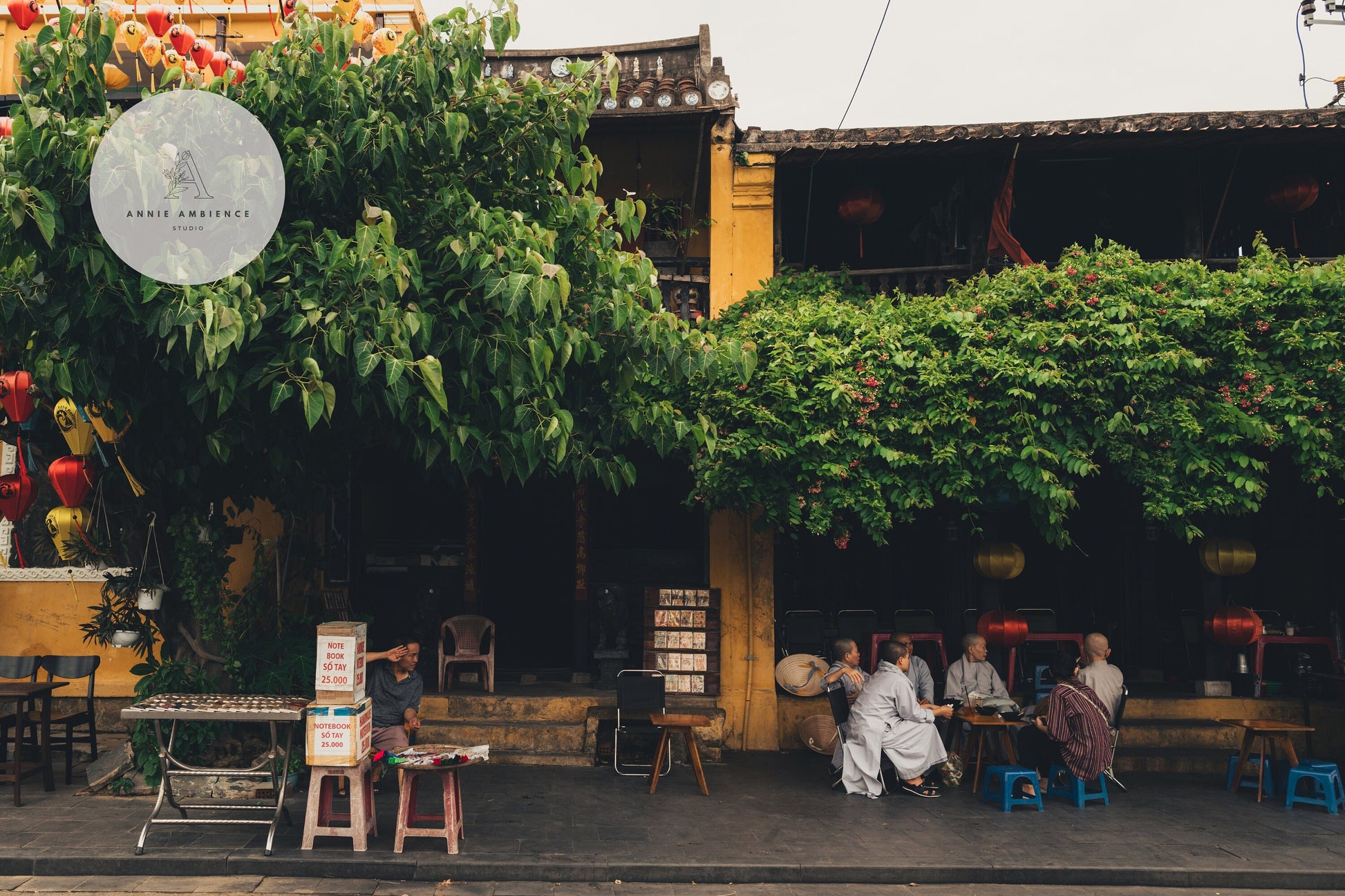 Monk Street Photography Hoi An Vietnam Print Asia Wallart Lifestyle Fineart Photography Large Museum-quality Travel Photo Streets of Hoi An