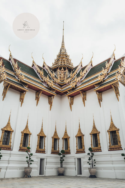 Thailand Travel Prints 3 Bangkok Grand Palace Thai Art Culture Print Set of Three Gallery Asia Photography Framed Gift Museum-quality Photos